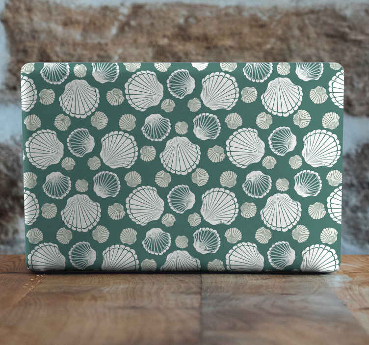 Sticker PC Monde des coquillages