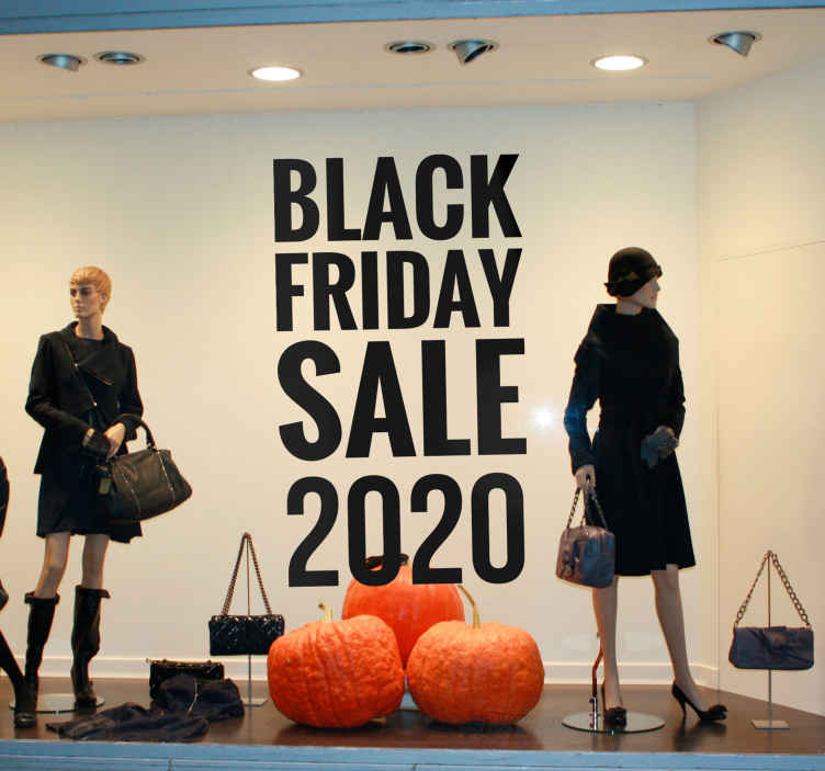 adesivo black friday Luminoso black fridayanno 2020