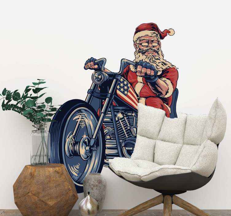 Quadro decorativo desenho moto Harley Davison bege