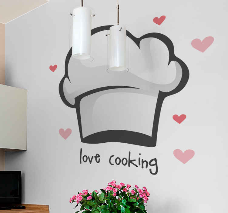 Pegatinas de Pared Vinilo calcomanía decorativo Kitchen Chef Mujer Cook  Cocina Restaurante Mural (169ig)