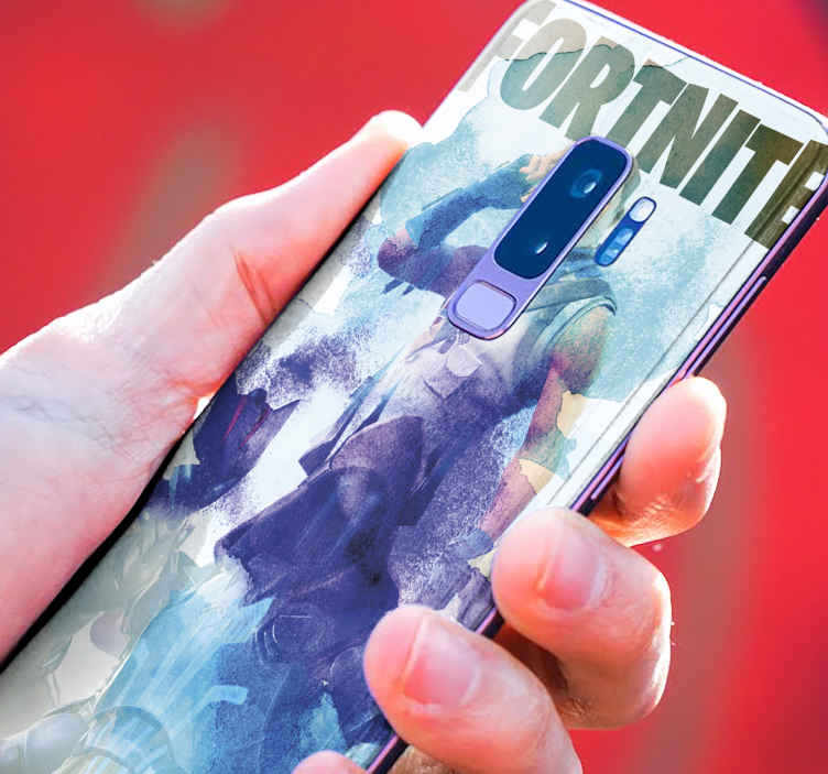 stickers de samsung de traits d'aquarelle de caractères fortnite