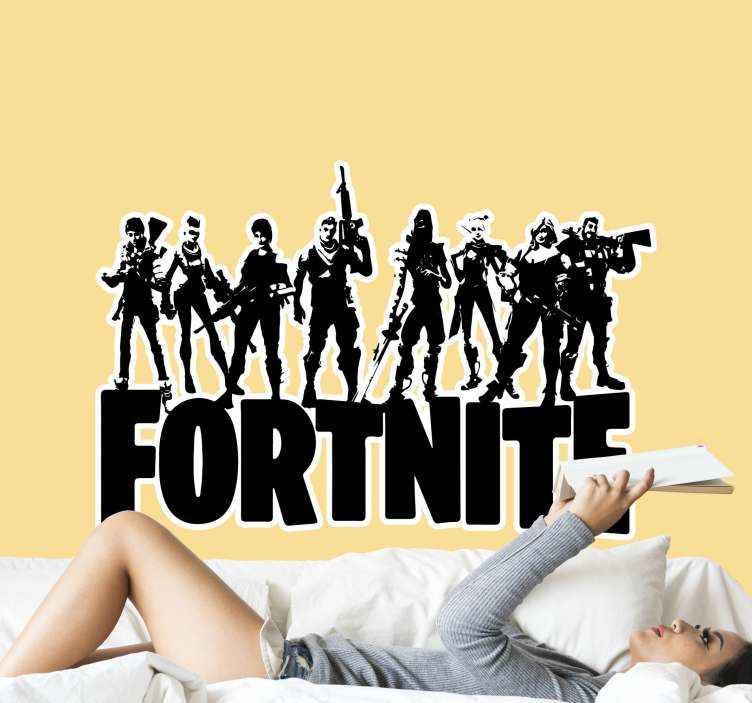 Sticker Mural Jeu Video Thème de la bataille royale