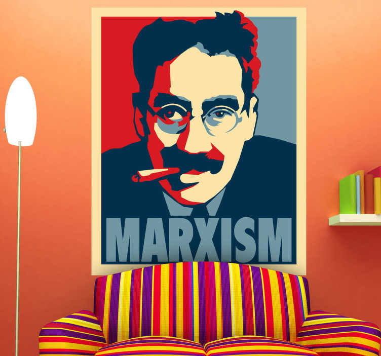 Autocollant mural poster Marx
