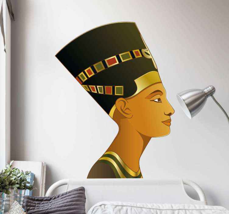 Autocollant sticker iphone néfertiti - TenStickers
