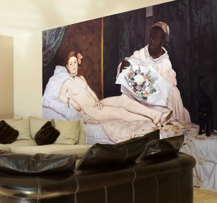 Sticker peinture Olympia Manet