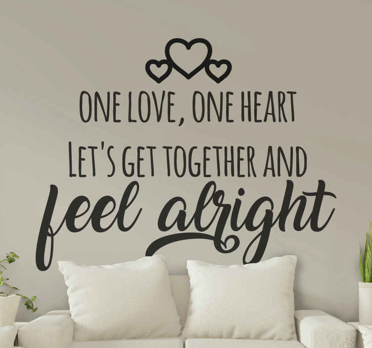 Together Forever Personalised Married Wedding Wall Art Sticker Bedroom UK SH146 