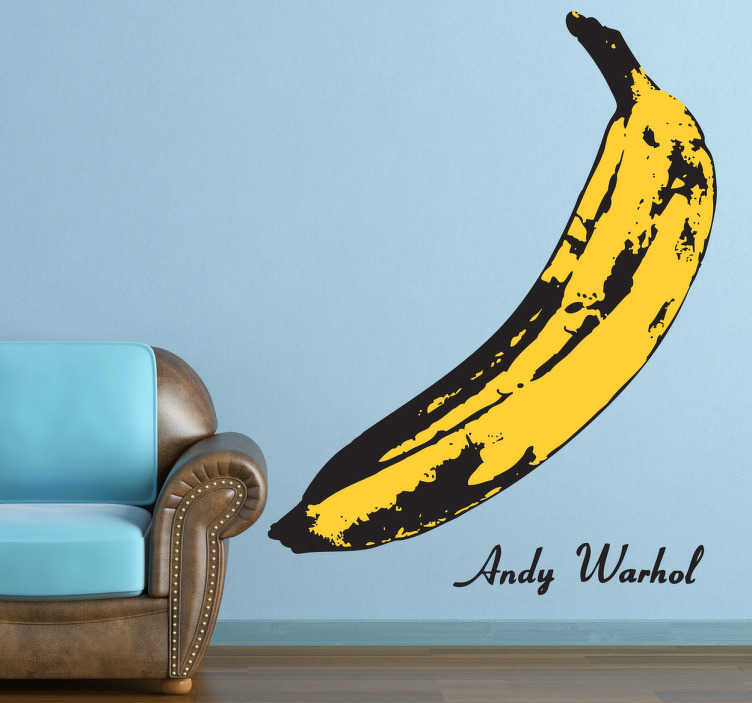 Banana Warhol Wall Sticker Tenstickers