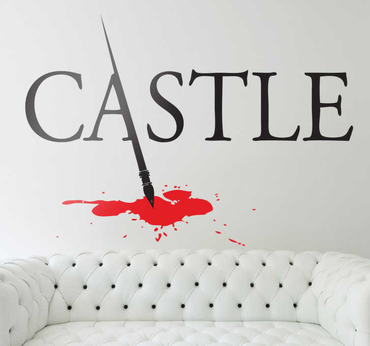 Vinilo decorativo logo Castle - TenVinilo