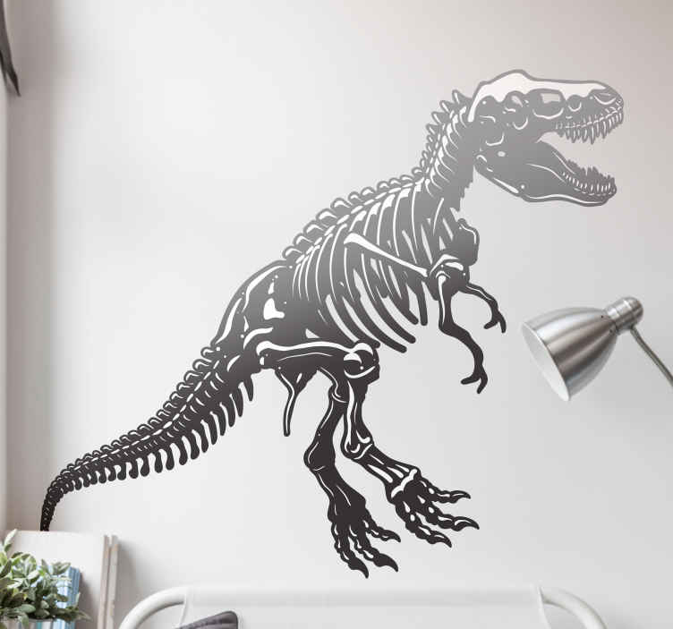 Autocolantes de dragões e dinossauros Dinossauro realista rompend -  TenStickers