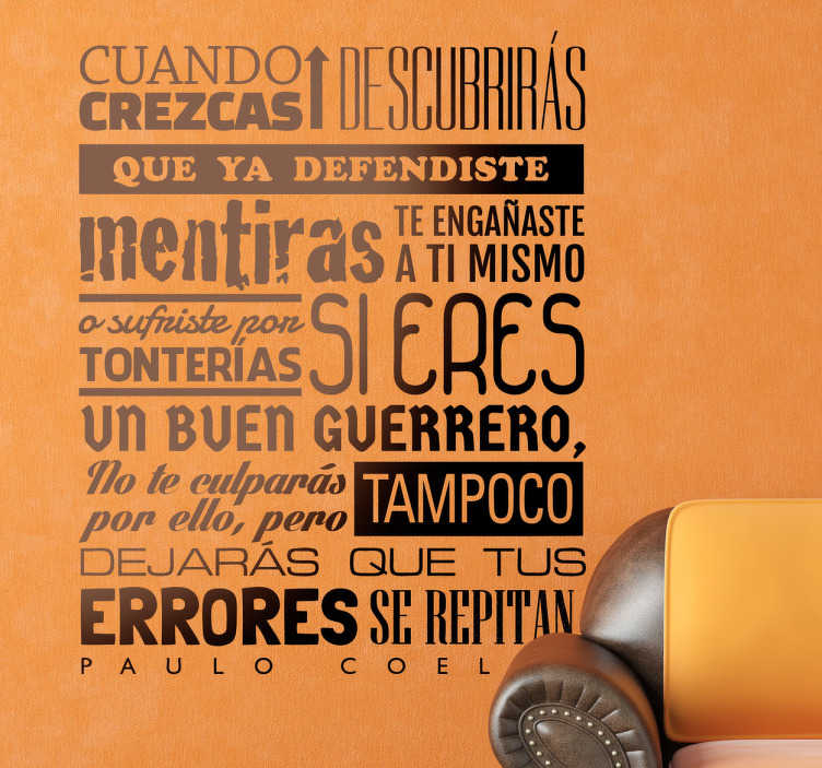 Vinilo decorativo cuando crezcas - TenVinilo
