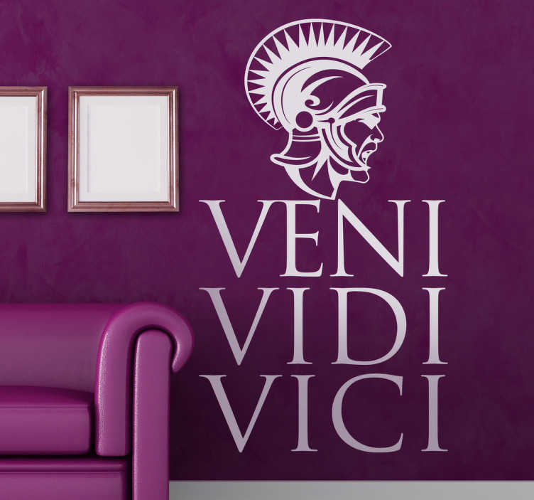 Veni, Vidi, Vici Julius Caesar Quote Poster  Caesar quotes, Quote posters,  Roman quotes