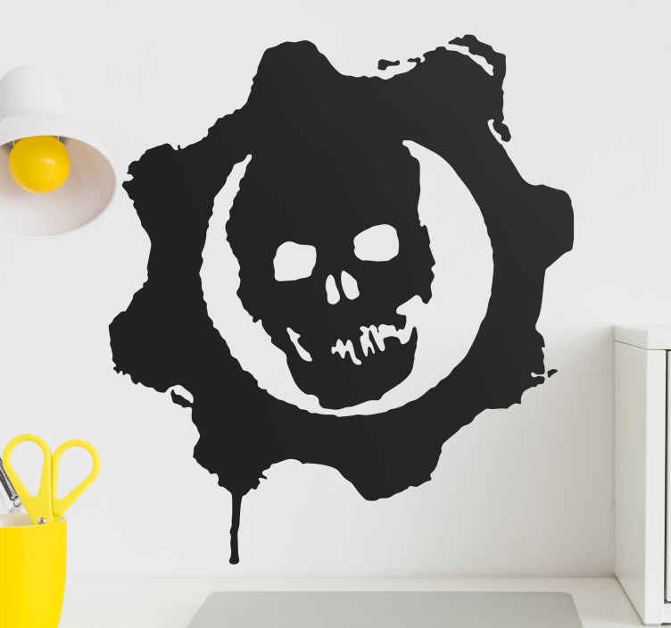 Sticker logo Gears of war