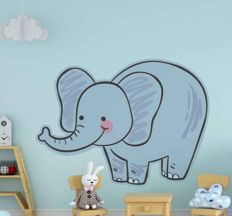 Adesivo per mobile Vecchio elefante