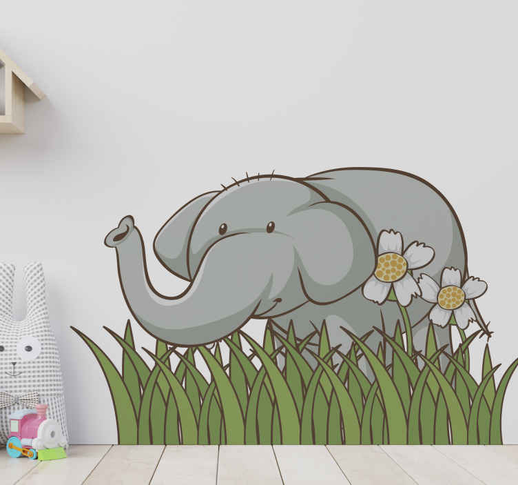 elefanti, orsi animali Adesivo da parete raffigurante palloncini di vari colori e fiori in vinile PVC decorazione casa e cameretta dei bambini