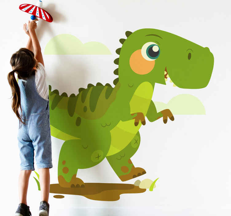 Quadro Decorativo dinossauro Desenho animado infantil dinossauros -  TenStickers