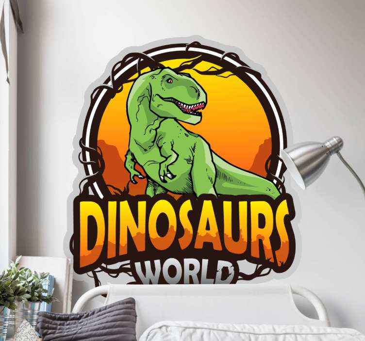 Vinilos decorativos adhesivos infantiles Dinosaurios Espaciales