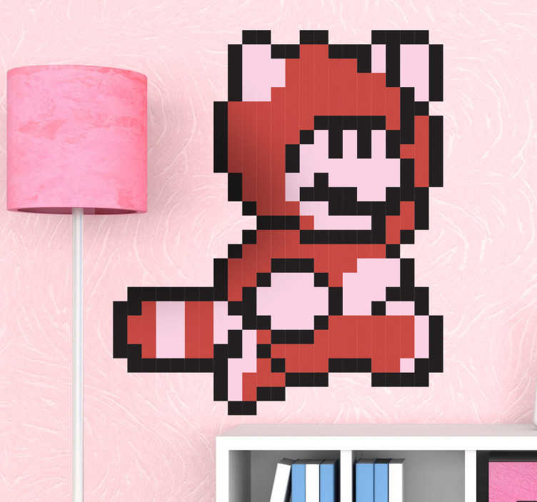 Verkleideter Super Mario Aufkleber Tenstickers