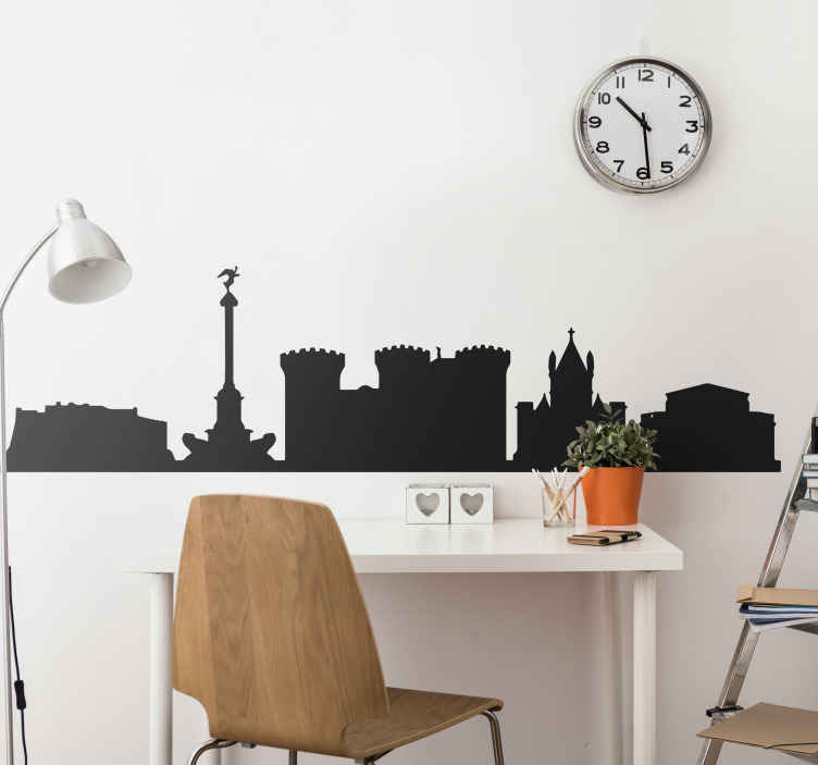 Stencil Napoli paesaggio