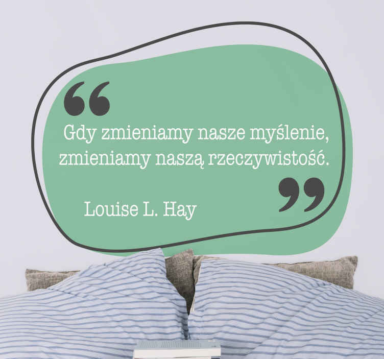 Naklejka na ścianę Cytat motywacyjny o miłości  - TenStickers