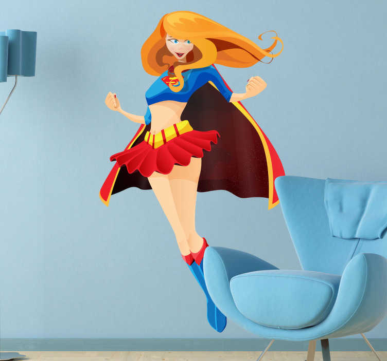 Sticker enfant Superwoman