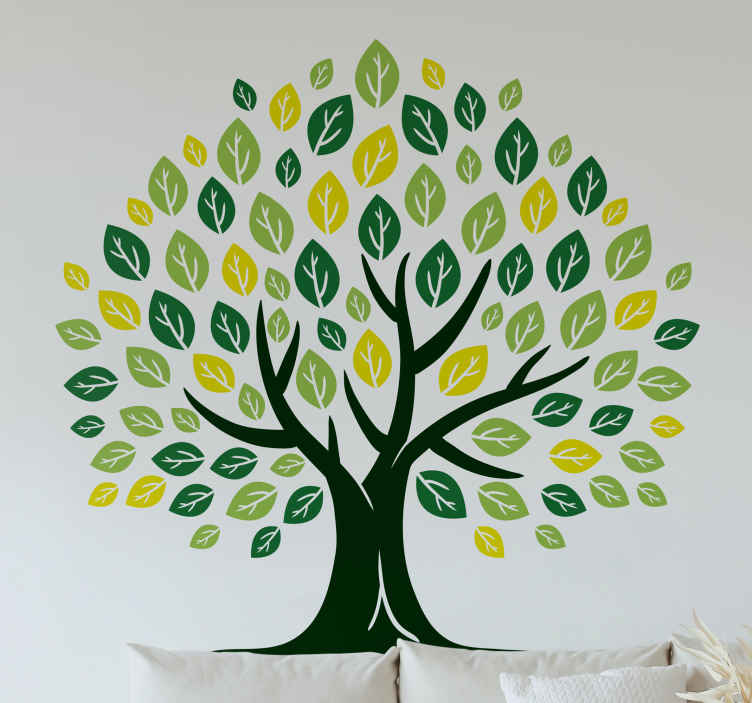 Sticker Mural Arbre Modèle automne arbre de vie - TenStickers