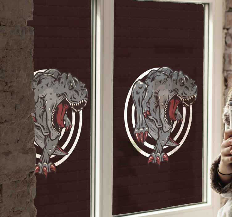 Dinosaur roar design wall sticker - TenStickers