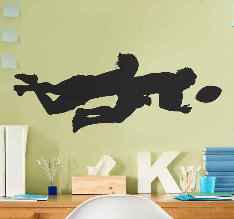 Rugby Wall Decals Football Wall Decals Huge Wall Paper Door Decals Large Wall Stickers Removable Peel and Stick Wall Decals Ivy Peel and Stick Wall Decals for Boys Bedroom Kids Room Home Decoration