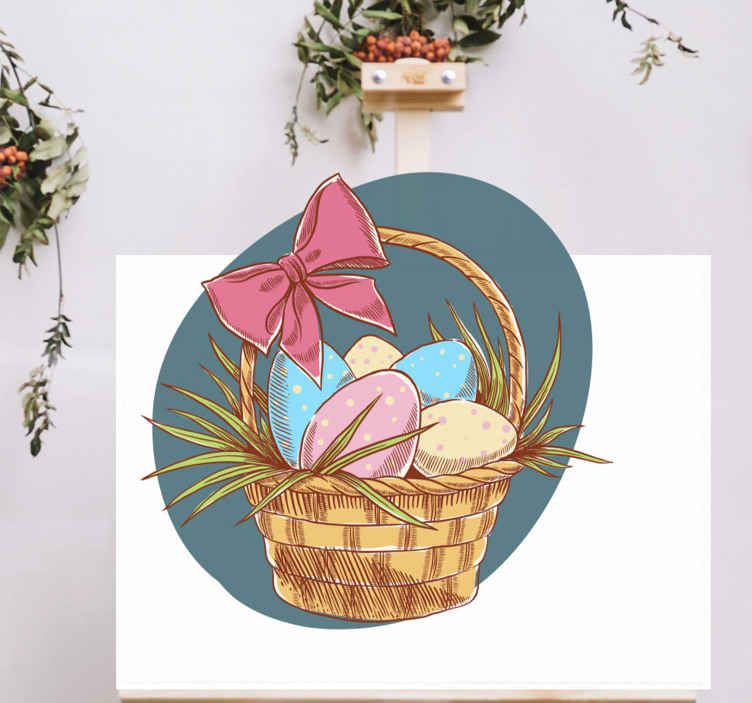 Vitrophanie Oeuf cadeau pour pâques - TenStickers