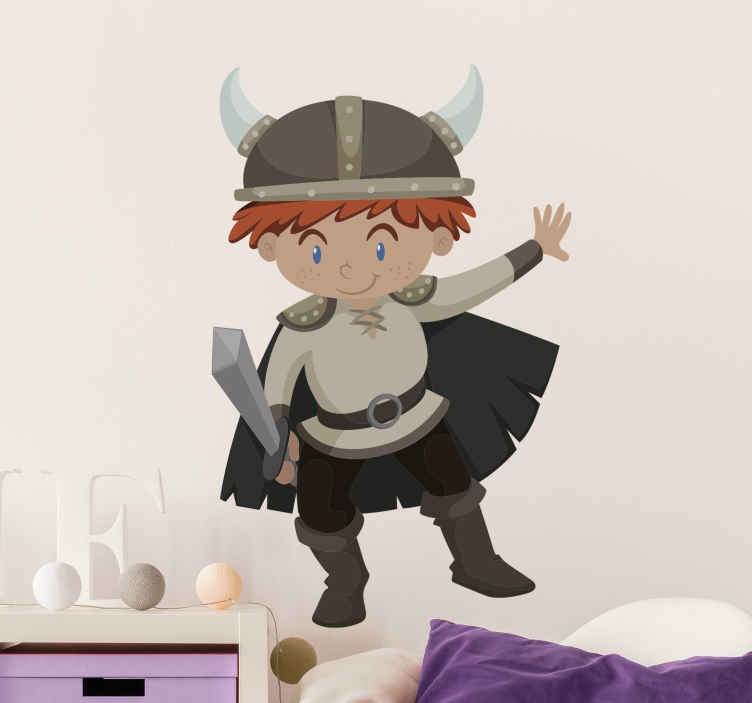 Sticker Personnage Dessin Anime Enfant Viking Tenstickers