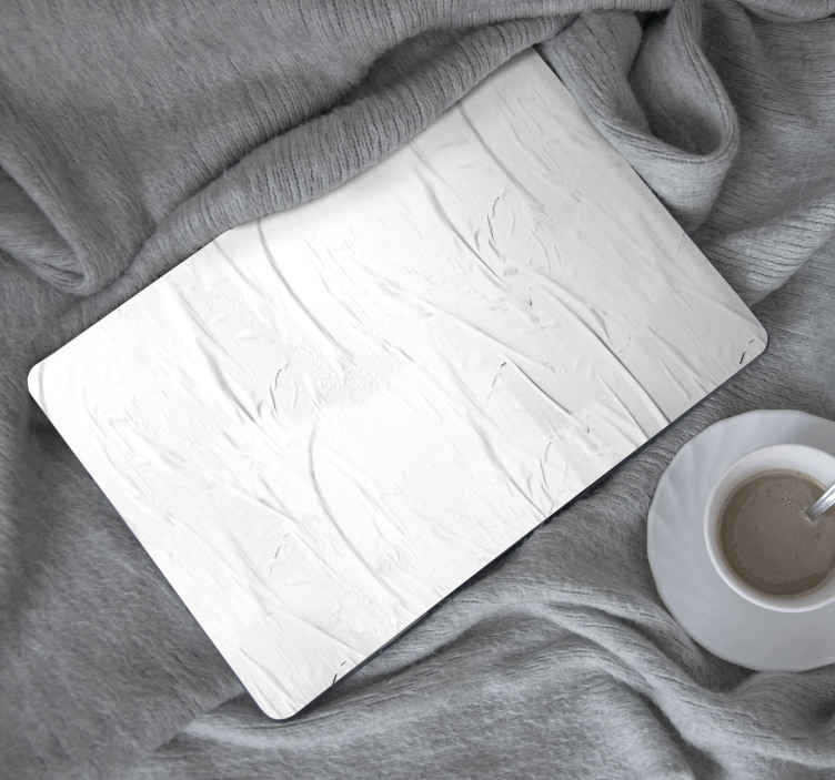 Laptop skin with textured surface panel - TenStickers