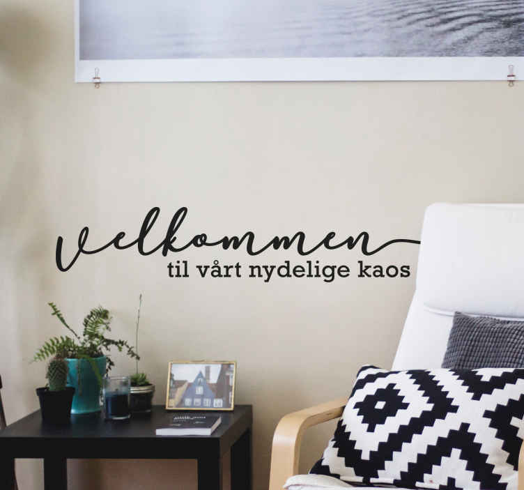 Velkommen til våre tilbud på kaostekstklistremerker - Tenstickers
