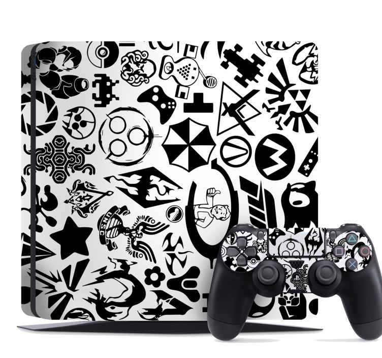 Homie Store PS4 Pro Skin Rainbow Six Siege PS4 Slim Skin Sticker Decal Designed for PlayStation4 Slim Console and 2 Controller Skins Sticker Vinyl Ps4 Skins Ps4 Slim Sticker 