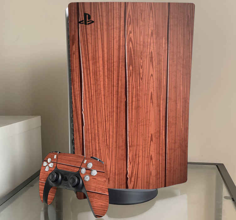 PS5 brushed gold skin Playstation 5 stickers - TenStickers