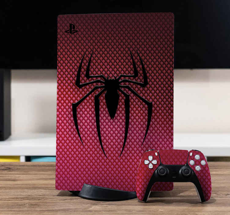 Skin PlayStation Logo sul petto di spiderman