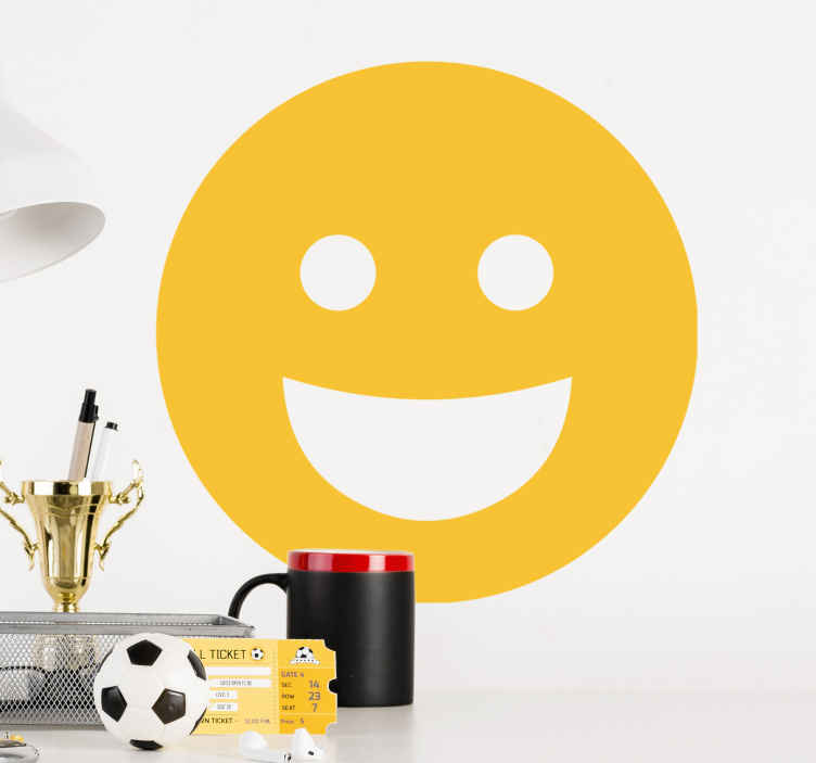 Smiley Face Emoji Stickers - TenStickers