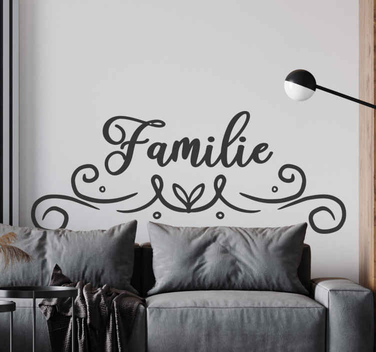 Familie motivasjon klistremerke sitater - Tenstickers