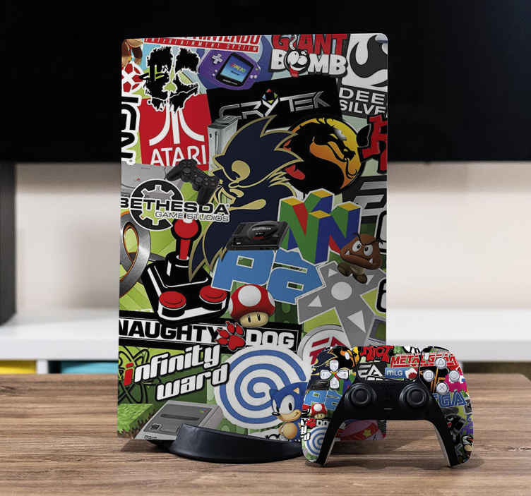 Cool stickers collection Playstation 5 decal