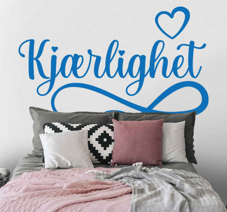 Endeløse kjærlighet sitat wallstickers sitater - Tenstickers