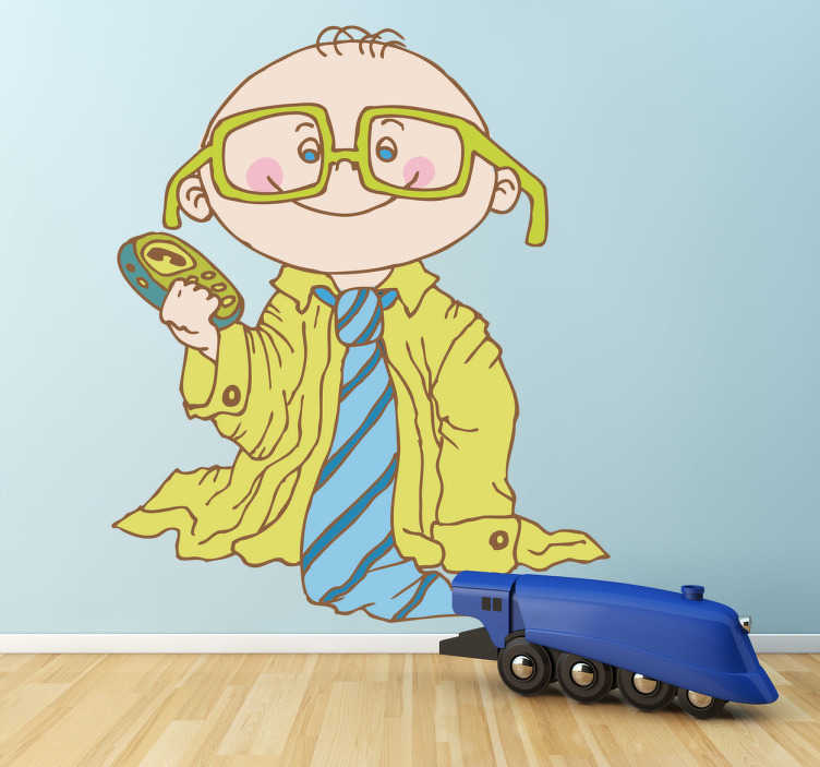 Sticker enfant vêtements papa