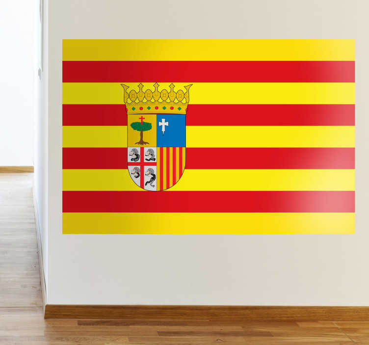 Wandtattoo Flagge Aragon - TenStickers