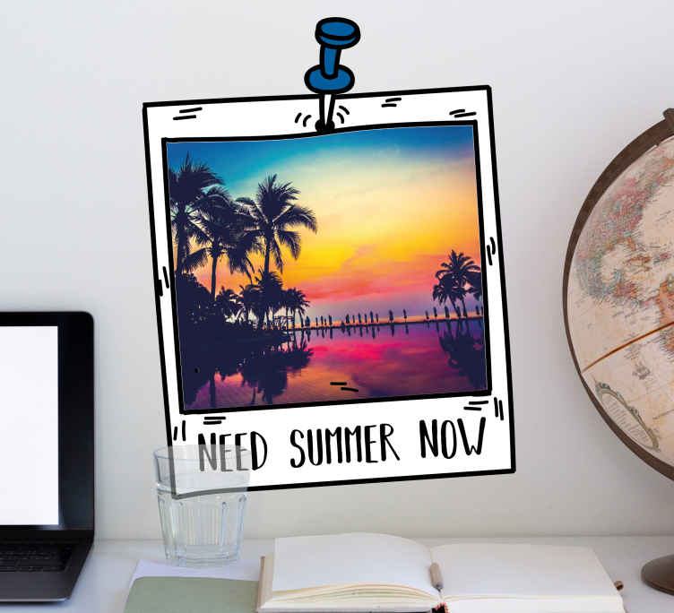 Stencil vintage Ho bisogno dell'estate adesso