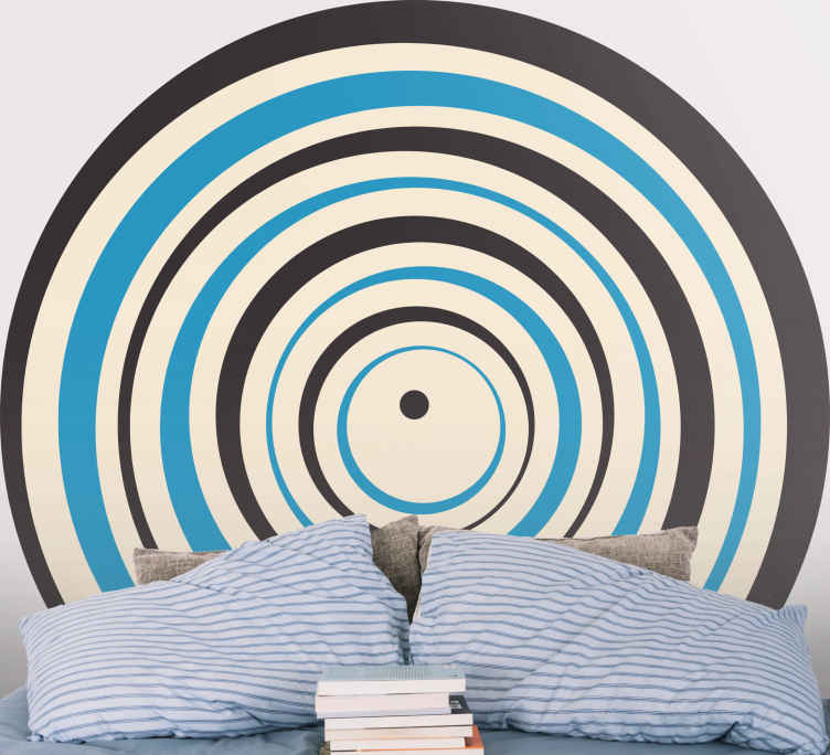 Object sticker crisp circular designs - TenStickers