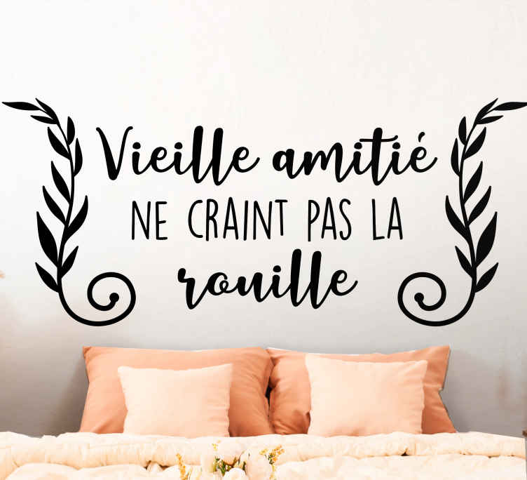 Sticker Chambre Une Amitie De Longue Date Tenstickers