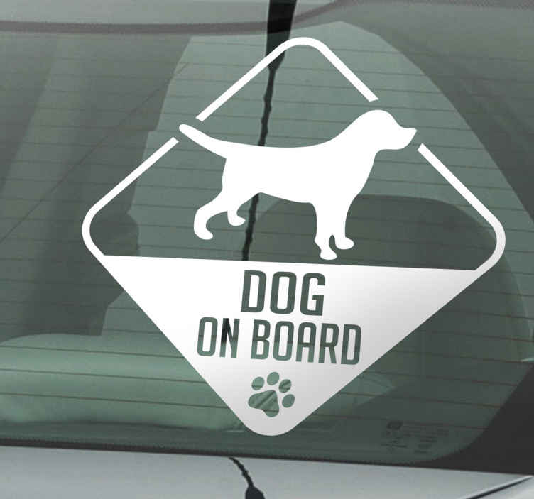 Adesivo Per Auto Con Cane Che Fa Capolino: Divertente Decalcomania In PVC Per Finestrini E Notebook