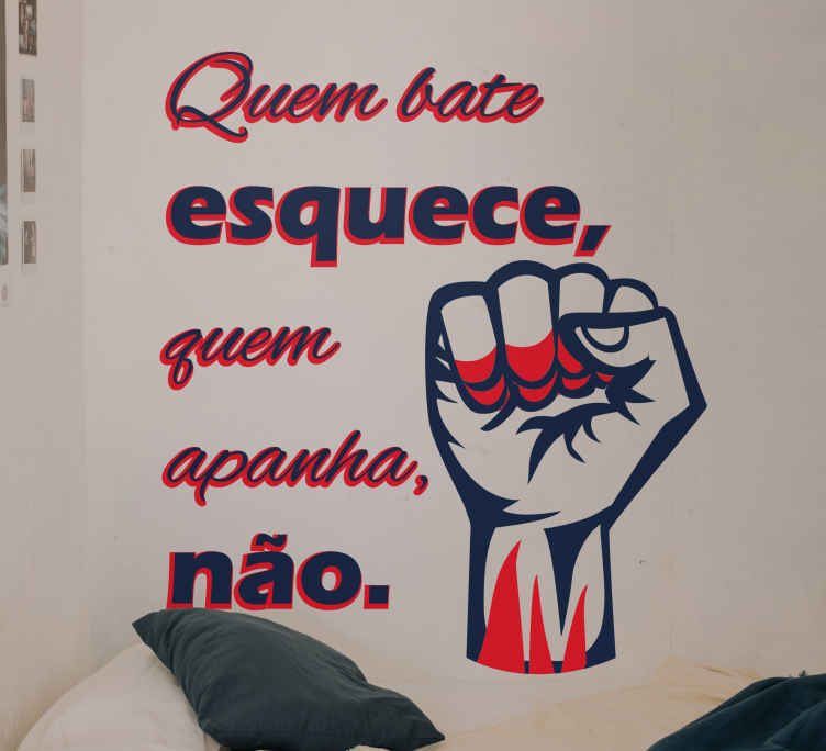 Autocolantes de provérbios populares Ditado popular vingança - TenStickers