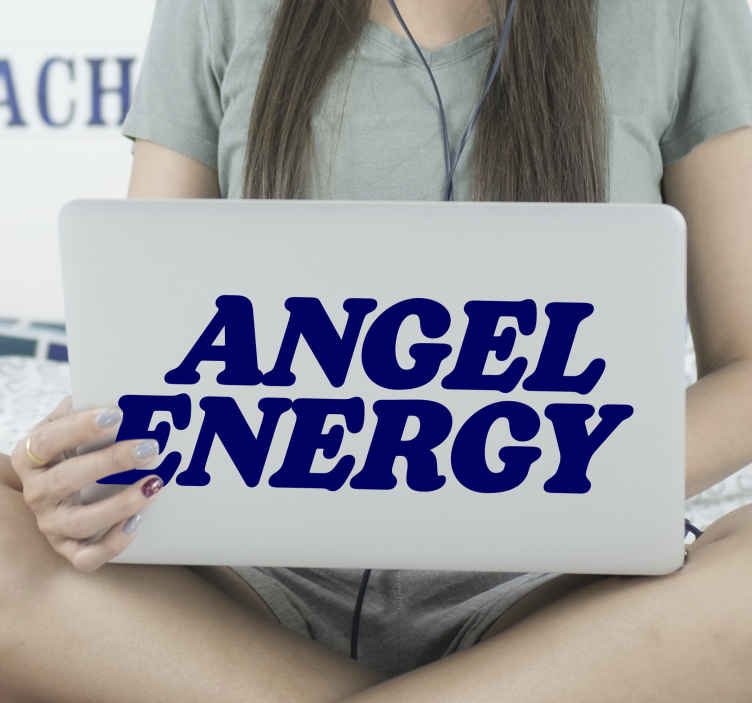 Melek enerjisi. Dizüstü bilgisayar derileri çıkartması - TenStickers