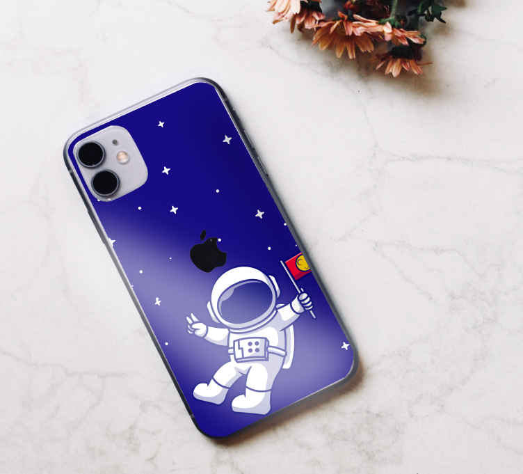 Hayvan Çıkartması - kozmos'taki astronot - TenStickers