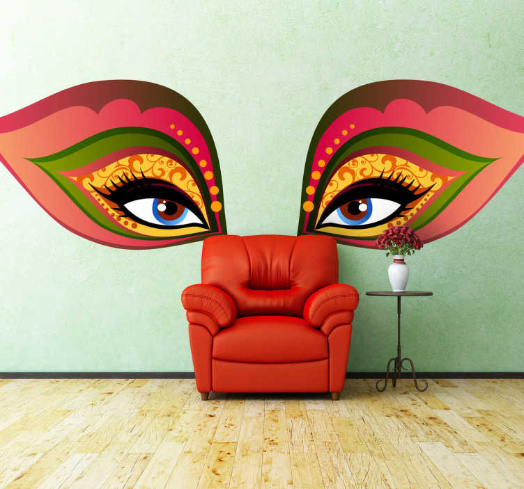 Sticker masque venise