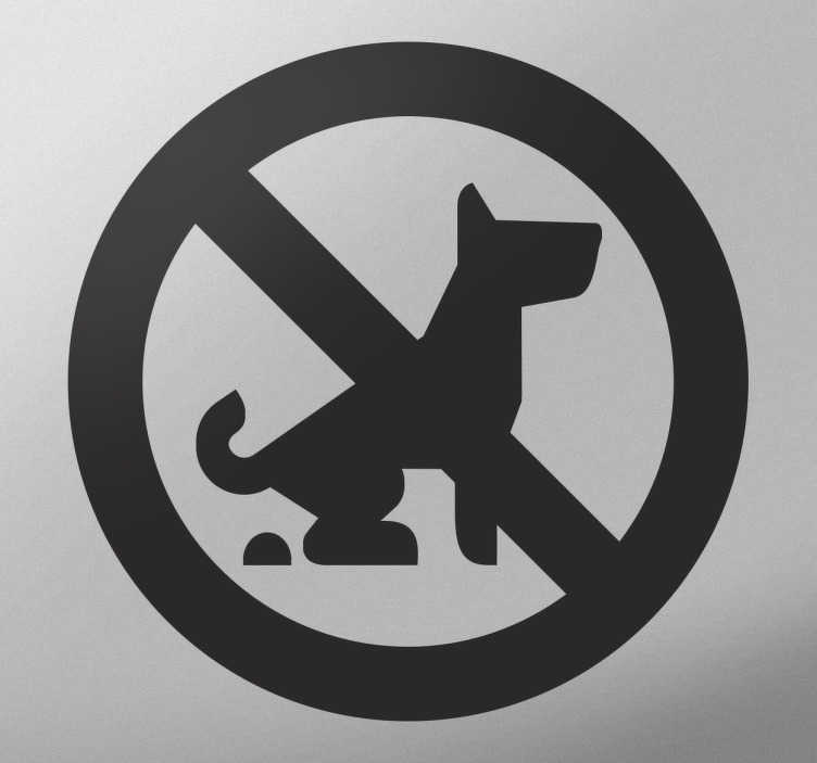 Personaliza un cartel de prohibido perros online