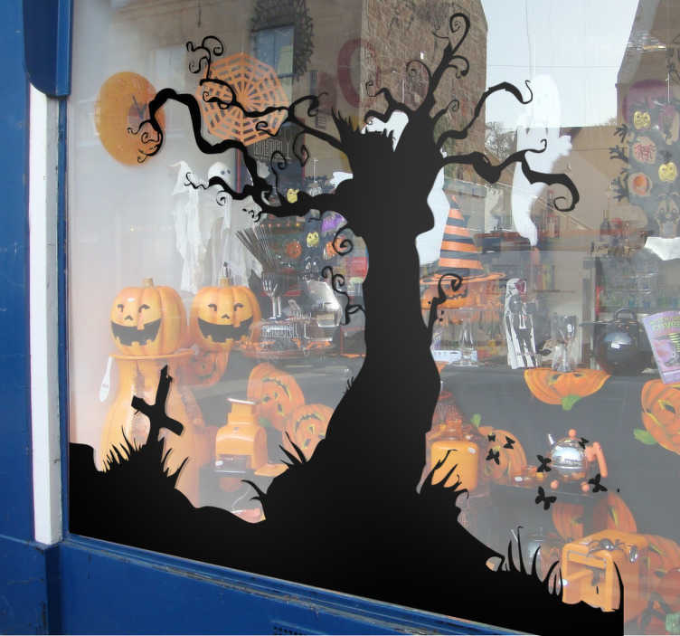 Ideas de decoración en Halloween con vinilo adhesivo